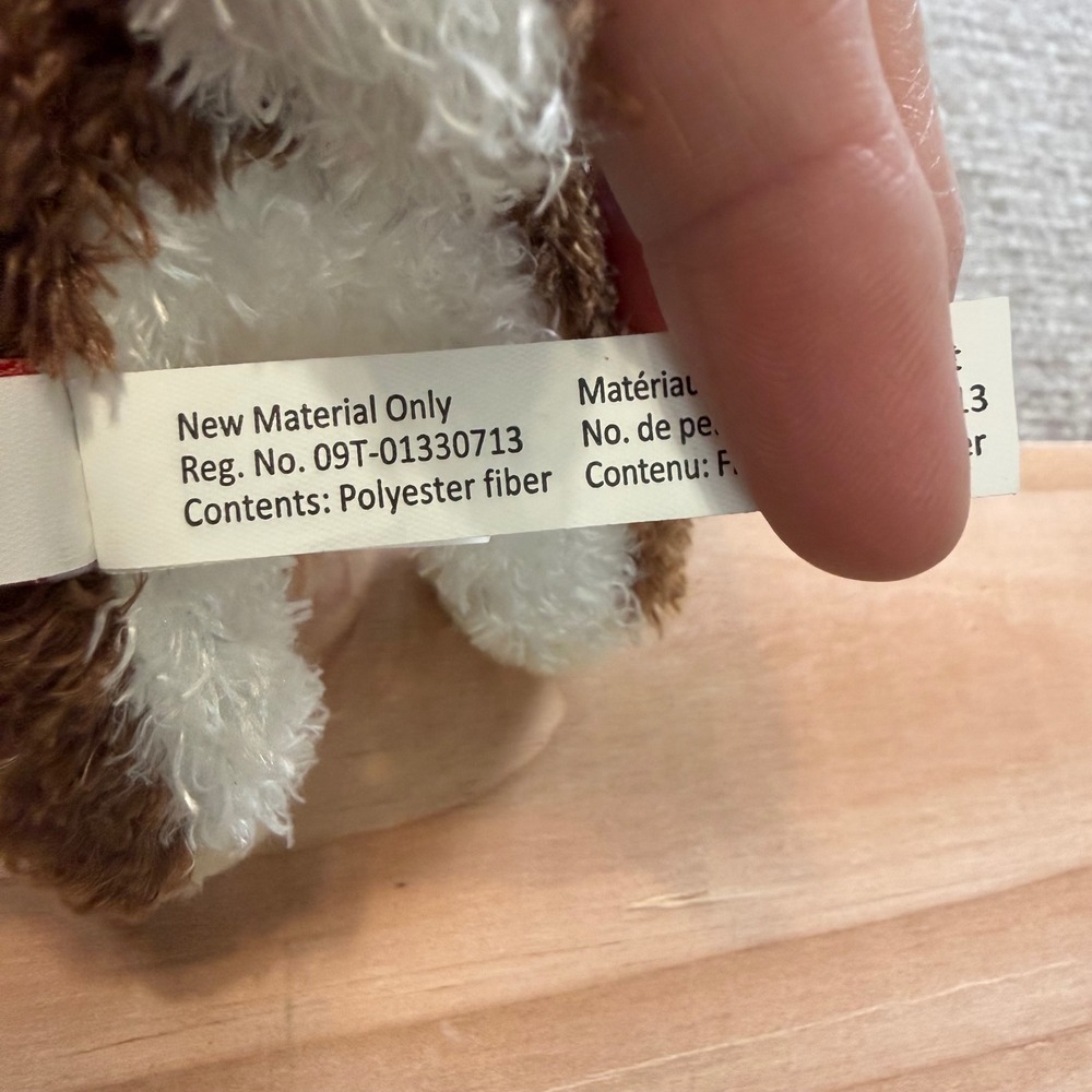 2017 Douglas Cuddle Toys Brown White cow Plush Stuffed Animal Farm 1505 7 in. - Picture 9 of 13